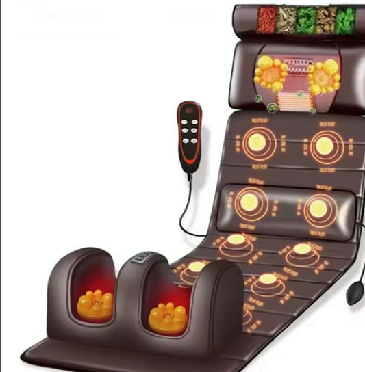 RodSam Pro Portable Electric Roller Full Body Massage Cushion